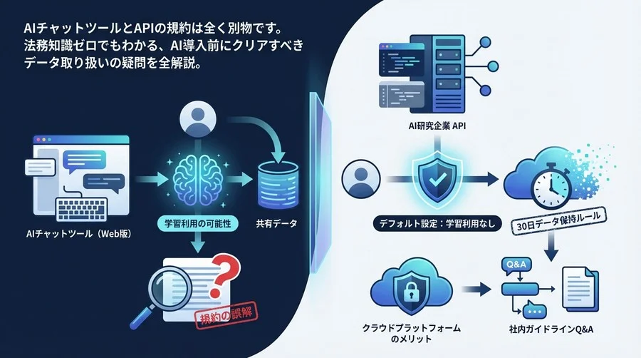 ChatGPTとAPIの規約は別物！法務知識ゼロで学ぶOpenAI APIデータリスクと安全性評価