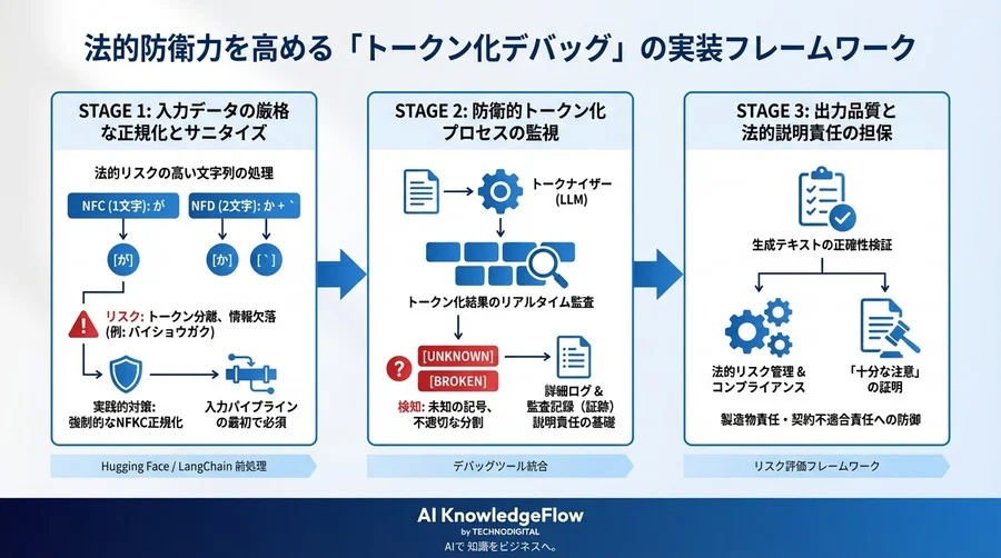 AIトークン化の不具合は法的欠陥か？エンジニアが実装すべき防衛的デバッグと説明責任 - Conclusion Image