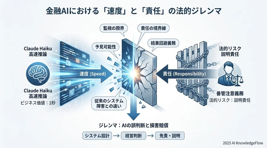 金融AIにおける「速度」と「責任」の法的ジレンマ - Section Image