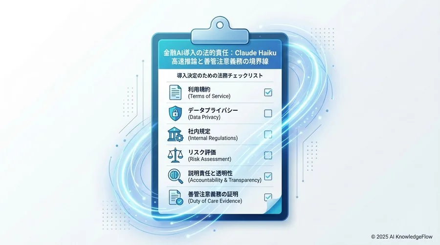 「説明可能性」を法的リスクヘッジに変える運用設計 - Section Image 3