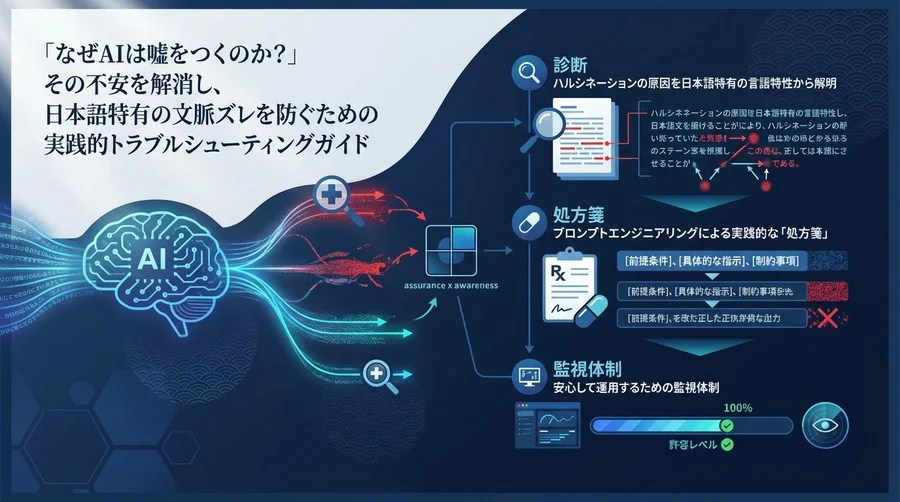 なぜAIは嘘をつくのか？日本語RAGのハルシネーションを診断し制御する実践プロンプト処方箋