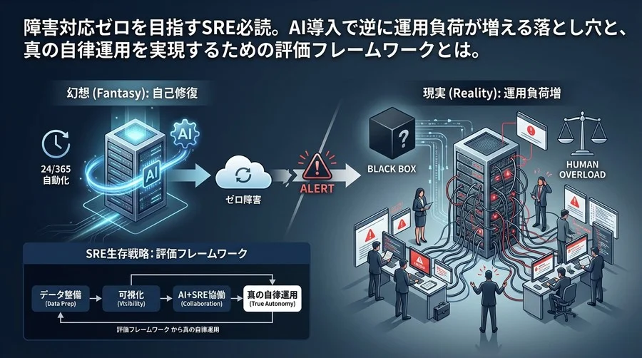 自己修復インフラの幻想と現実：AI運用で逆に負荷が増えるパラドックスを回避するSRE生存戦略