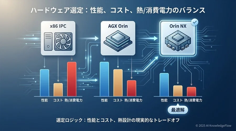 2. 選定プロセス詳細：Orin NX vs AGX Orin vs x86 IPC - Section Image