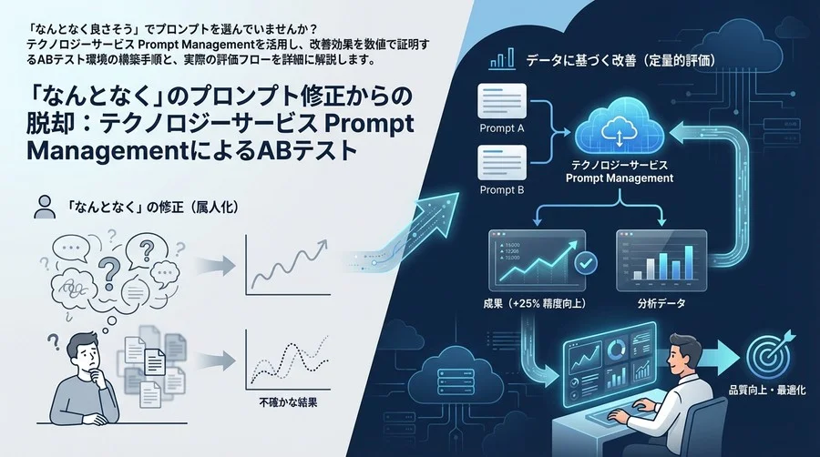 「なんとなく」のプロンプト修正からの脱却：Vertex AI Prompt ManagementによるABテスト