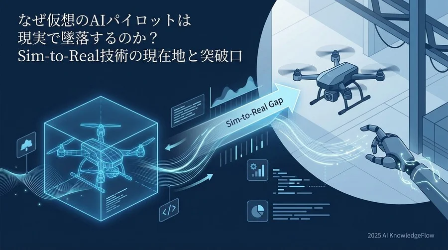 なぜAIドローンは現実世界で失敗するのか？「Reality Gap」の構造解析 - Section Image