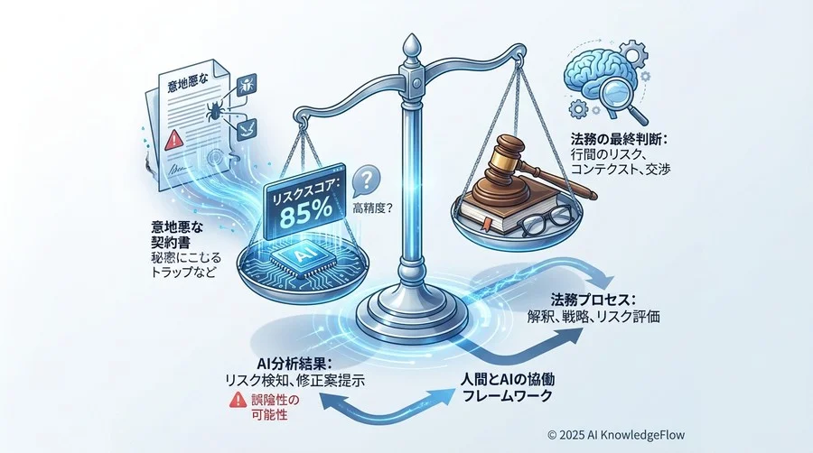 ベンチマーク設計：AIを試す「意地悪な契約書」の作成 - Section Image