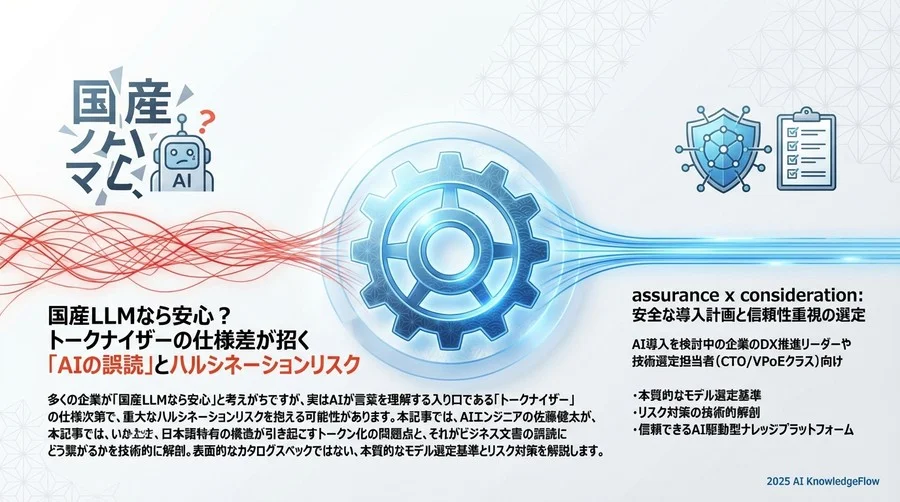 海外製モデル vs 国産モデル：トークン化アプローチの違いと潜在リスク - Section Image