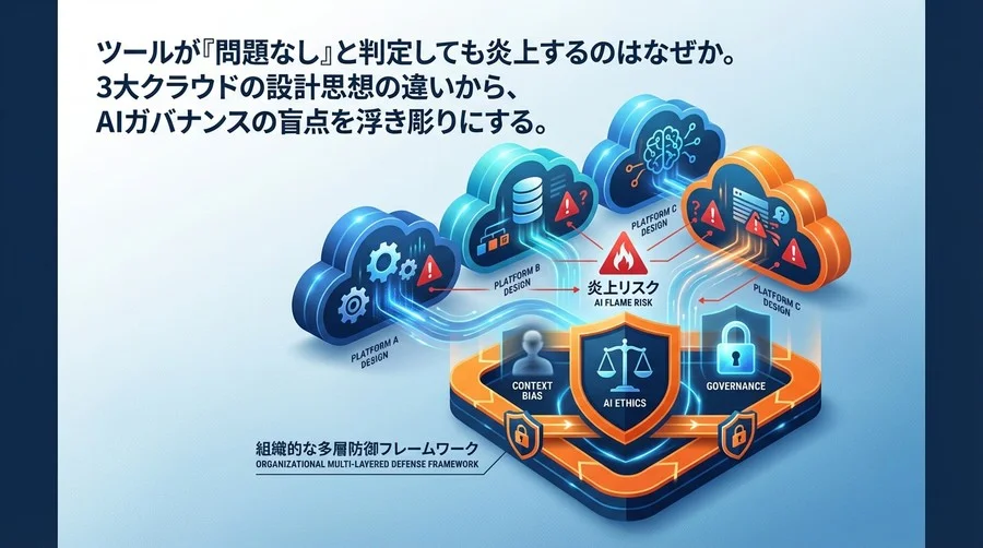 AIバイアス検知ツール導入で安心できない理由：3大クラウドの設計思想から解くガバナンス