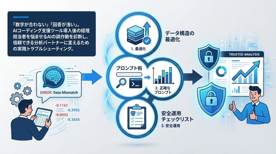 Copilot for Excelが財務データを読み込まない？数値ミスやエラーを回避し「信頼できる分析」に変える3つの診断と処方箋