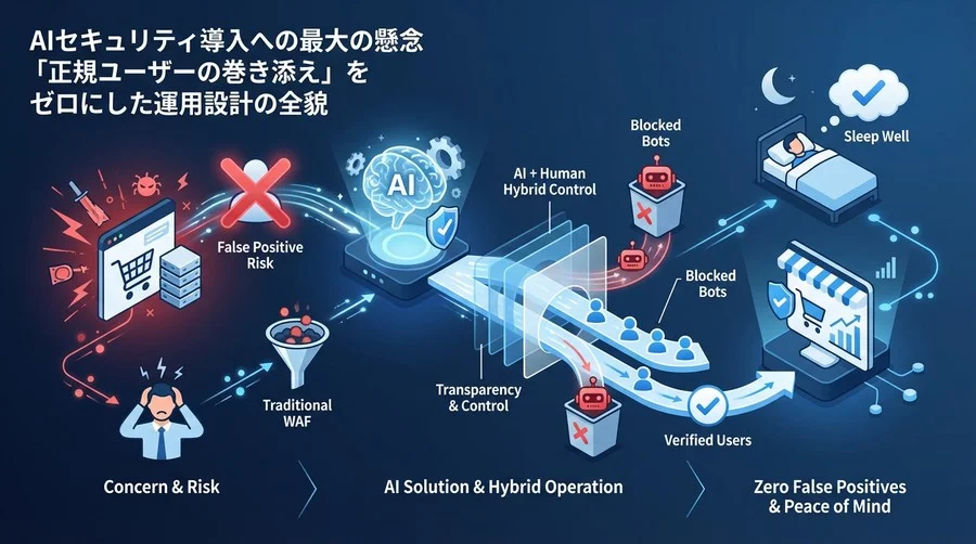 誤検知ゼロへの挑戦：ECサイトを守るAIボット対策と「人間が眠れる」運用設計の全貌