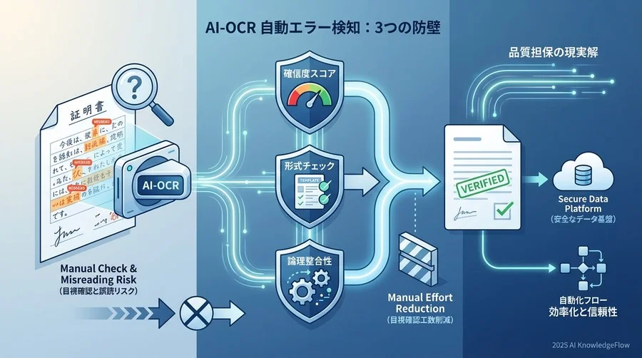 目視確認を最小化する「自動検知」の3つの防壁 - Section Image