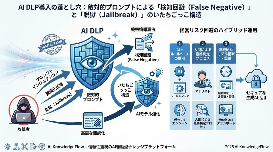 主要リスク3：敵対的プロンプトによる「検知回避（False Negative）」 - Section Image 3
