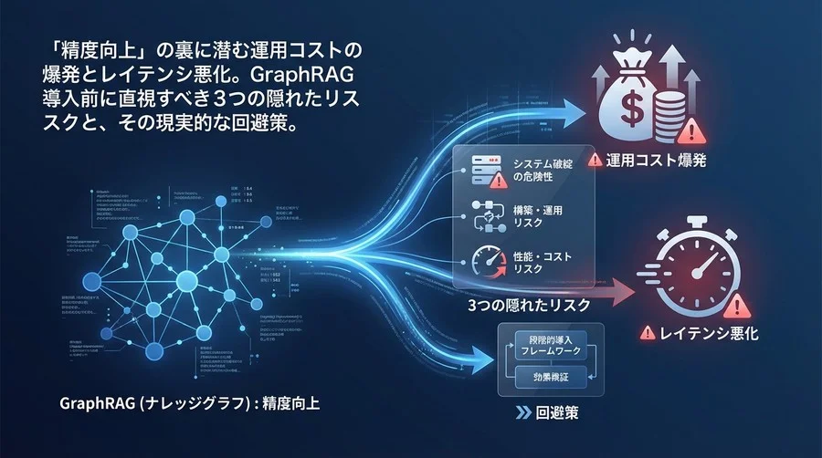 GraphRAG導入の「落とし穴」と回避策：精度向上の裏にあるコストとリスク