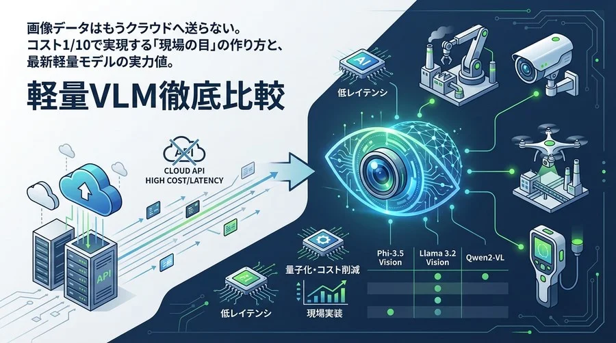 軽量VLM徹底比較：クラウド依存を脱却し、現場実装する「AIの眼」選定戦略