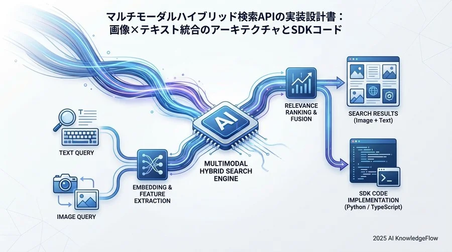 マルチモーダル検索API アーキテクチャ概要 - Section Image