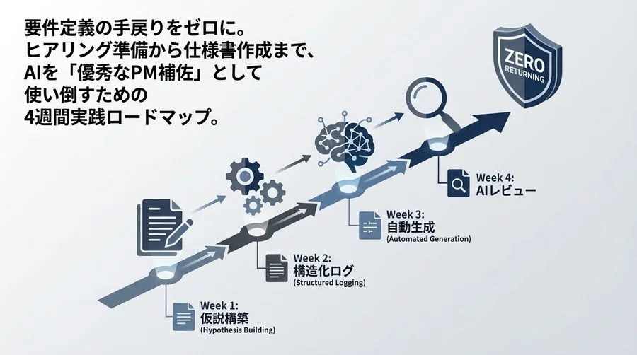 AIを「参謀」に変え要件定義の手戻りをゼロにする4週間ヒアリング＆ドキュメント生成実践録