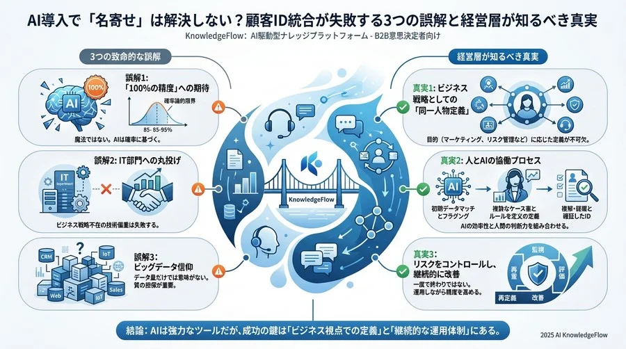 誤解②：「ID統合はIT部門が解決すべき技術的な問題である」 - Section Image 3