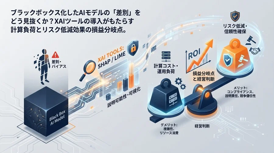 ブラックボックスAIの「差別」を見抜く—SHAP/LIME導入の損益分岐点と経営リスク