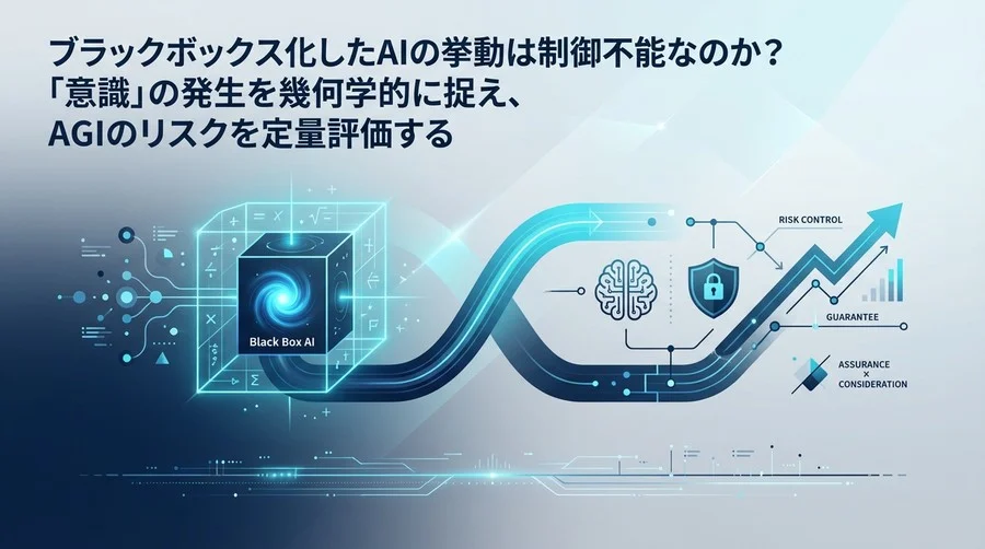 AGIの「意識」を数学的に封じ込める：情報幾何学によるリスク制御と保証