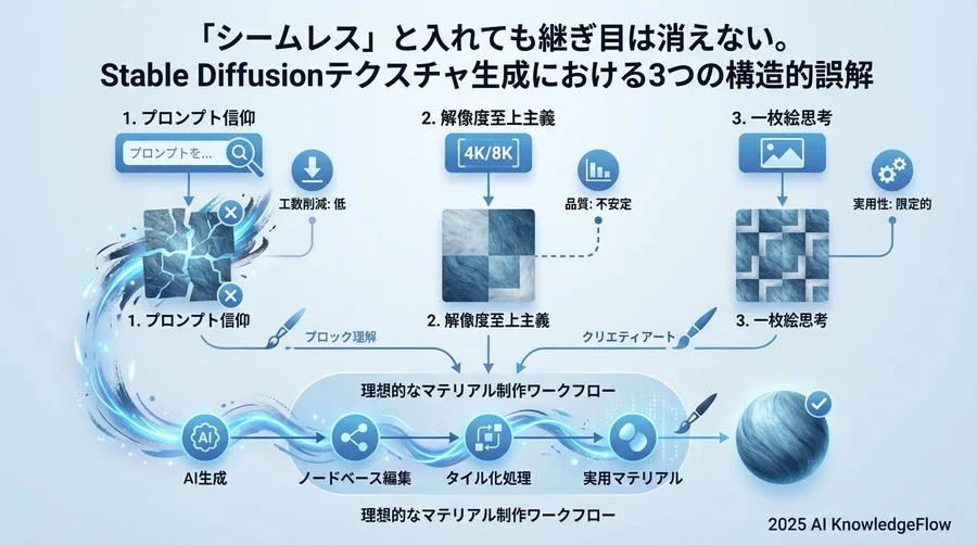 誤解①：「シームレス」はプロンプトの言葉で作られる - Section Image