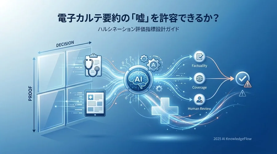 自動評価指標と人間評価（Human-in-the-loop）のハイブリッド設計 - Section Image