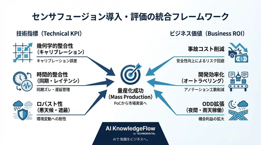 LiDAR投資の正当性を証明する：センサフュージョン量産化のための評価指標とROI設計 - Conclusion Image