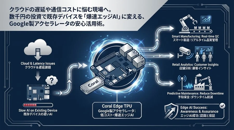 現場のラズパイが生まれ変わる！Coral Edge TPUで実現する「数千円」からの爆速エッジAI導入術