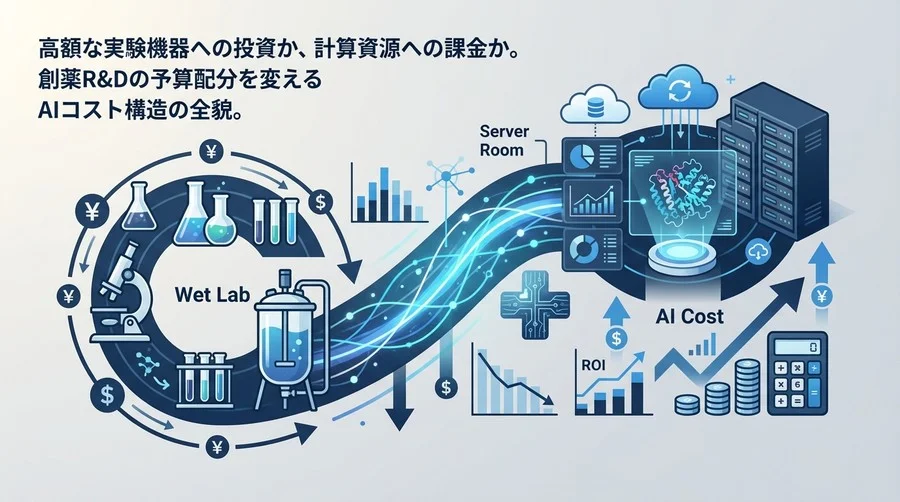 実験室からサーバー室へ：AI創薬におけるタンパク質構造予測のコスト対効果と予算戦略