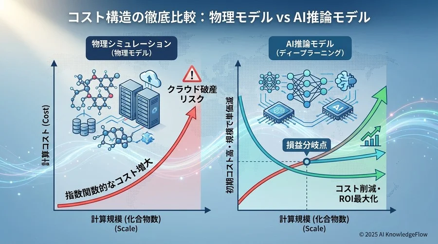 コスト構造の徹底比較：物理モデル vs AI推論モデル - Section Image