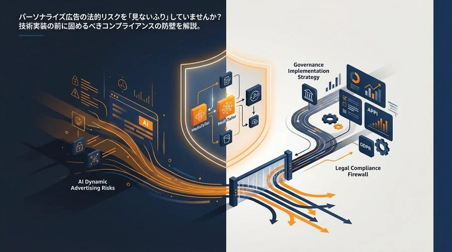 AWS MediaTailor導入の最終関門：AI動的広告の法的リスクを制御するガバナンス実装戦略