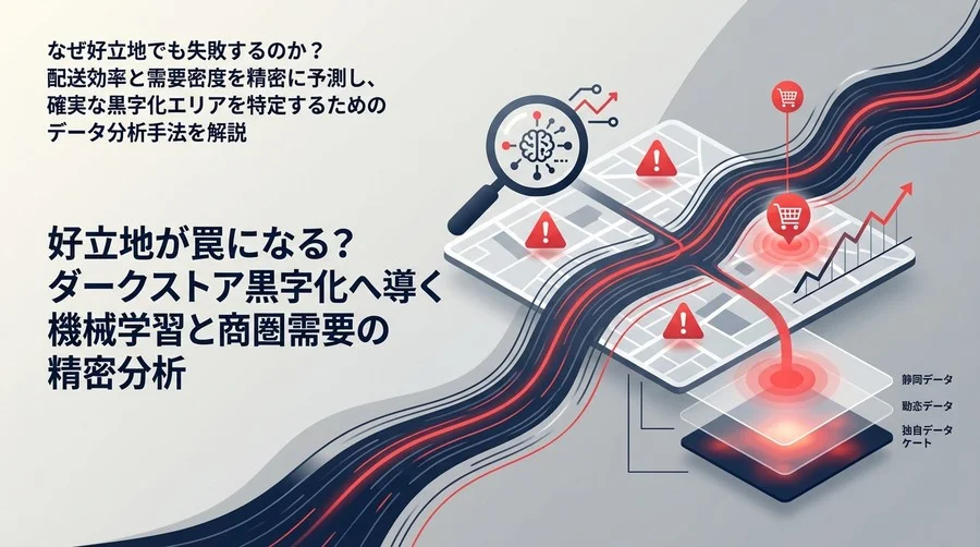 好立地が罠になる？ダークストア黒字化へ導く機械学習と商圏需要の精密分析