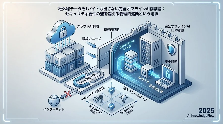 完全オフラインAI（ローカルLLM）という「物理的遮断」の選択肢 - Section Image