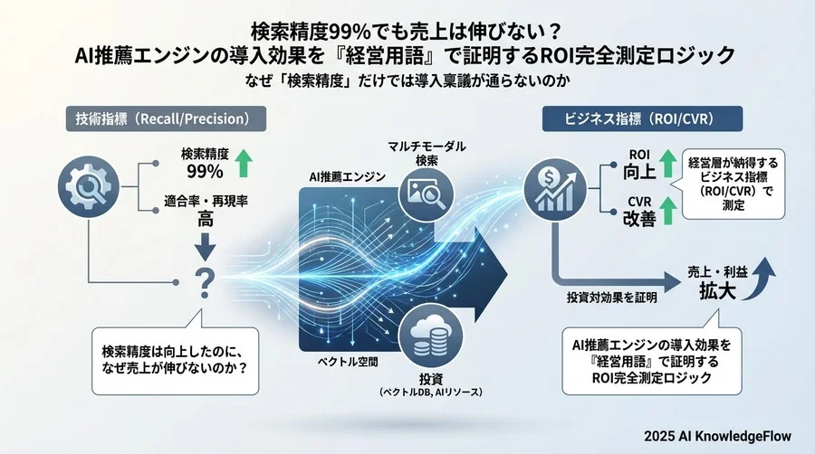 なぜ「検索精度」だけでは導入稟議が通らないのか - Section Image