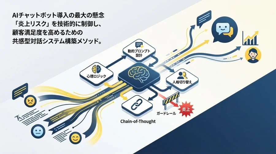 【PM必見】炎上を防ぐ「感情適応型AI」開発：心理ロジックと動的プロンプト設計の実践論