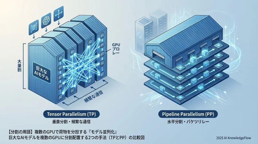 【分割の用語】複数のGPUで荷物を分担する「モデル並列化」 - Section Image
