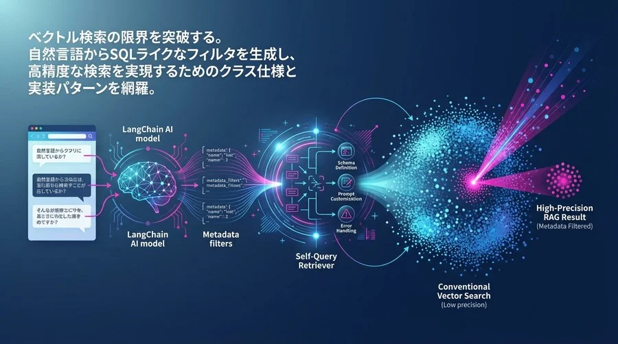 【実装詳解】LangChain Self-Query Retriever：日本語RAGの検索精度を劇的に高めるメタデータ戦略