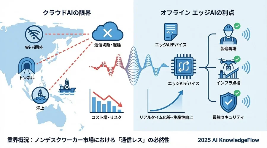 業界概況：ノンデスクワーカー市場における「通信レス」の必然性 - Section Image