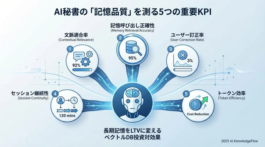 AI秘書の「記憶品質」を測る5つの重要KPI - Section Image