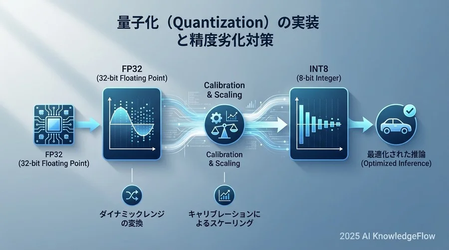 手順2：量子化（Quantization）の実装と精度劣化対策 - Section Image