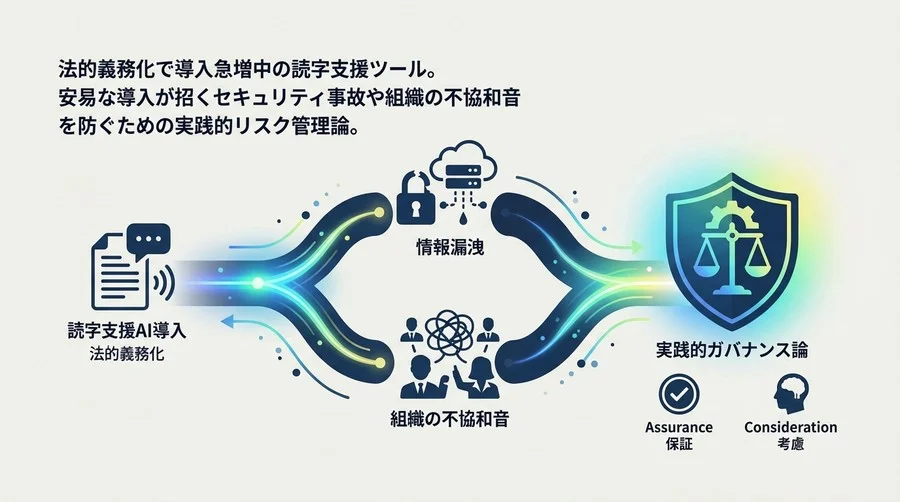 企業向け読字支援AI導入の落とし穴：セキュリティと組織リスクを回避する実践的ガバナンス論