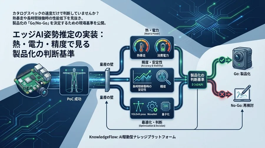エッジAI姿勢推定の実装：熱・電力・精度で見る製品化の判断基準