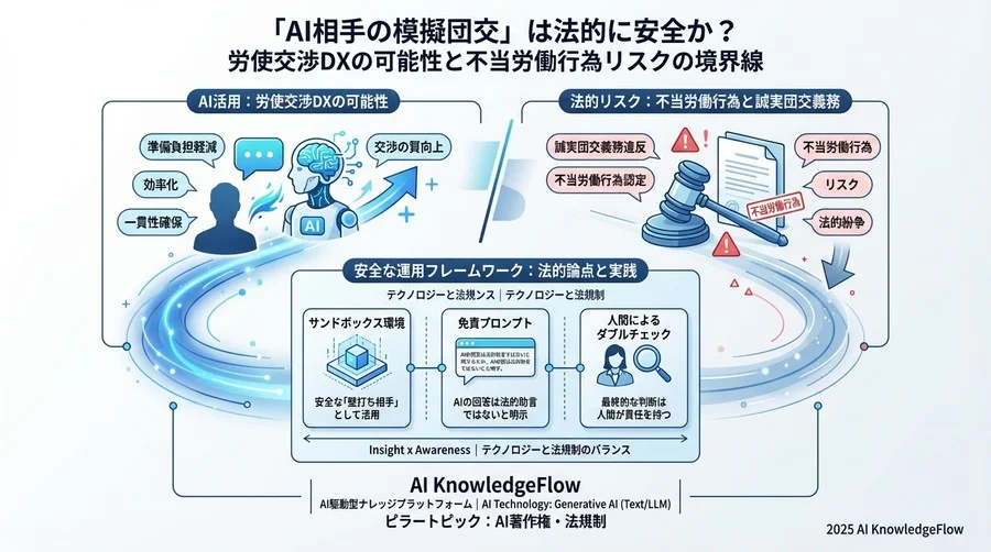 安全な「AI模擬団交」実践のための3つのフレームワーク - Section Image 3