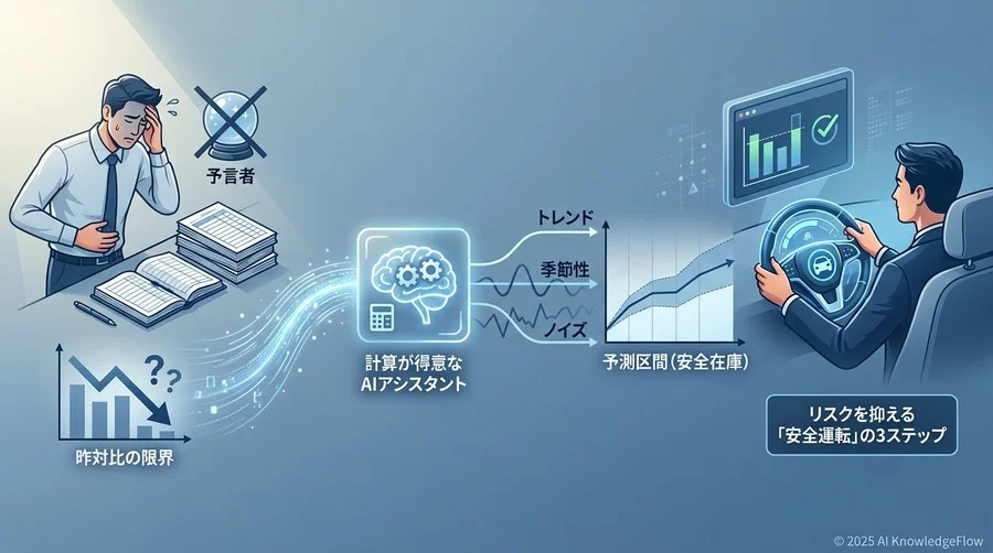 専門知識ゼロでもわかる「時系列解析AI」が季節を読む仕組み - Section Image