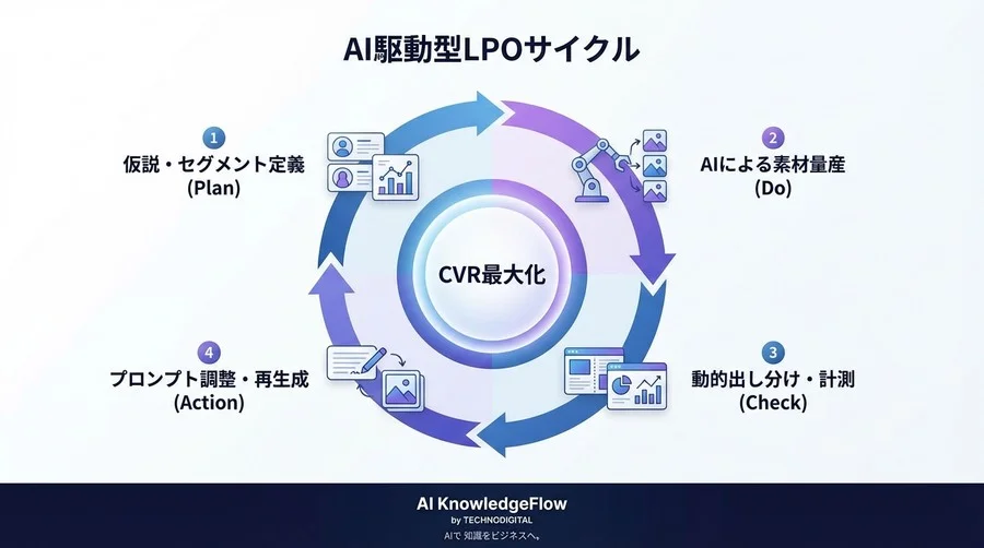 CVRを劇的に変える「動的デザイン」の設計図：画像生成AIで実現する1to1 UI素材量産プロセス - Conclusion Image