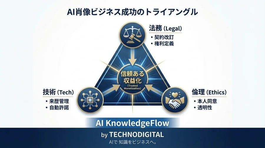 AI時代の肖像権ビジネス｜エンタメ業界向けライセンス管理システム構築と法的戦略 - Conclusion Image