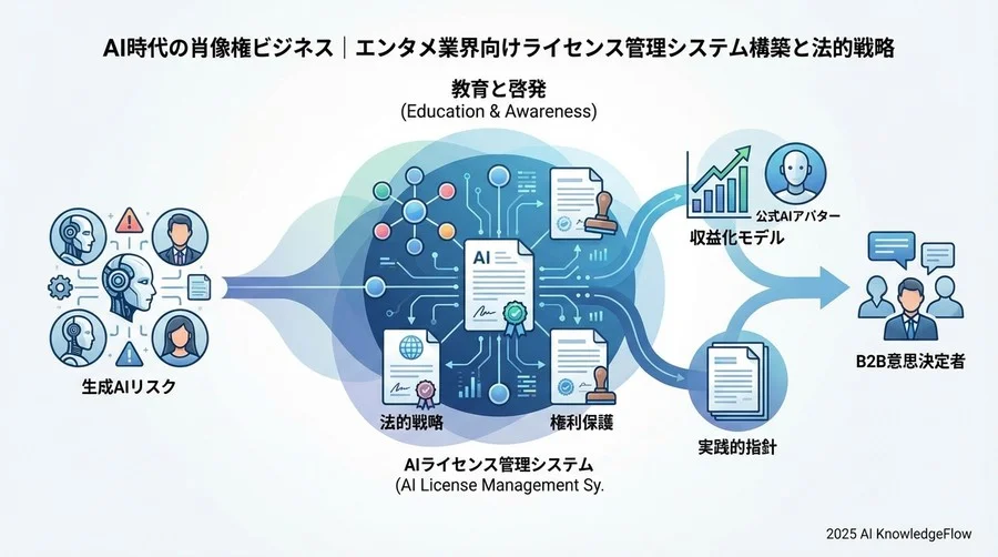エンターテインメント業界向け：AI肖像利用ライセンス管理システムの構築と法理のメリット・デメリット - Section Image