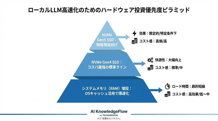 NVMe SSDの速度はローカルLLMの起動時間に直結するか？Pythonによる実測検証と推奨スペックの真実 - Conclusion Image