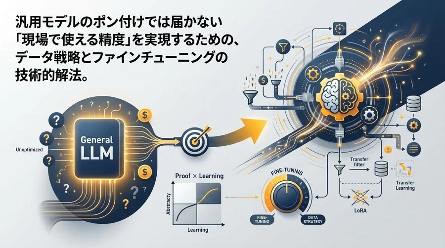 汎用LLM依存からの脱却：感情分析AIにおける転移学習と「データ中心」ファインチューニングの実装戦略