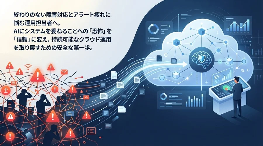 アラート地獄からの脱却：AIOpsで築く「信頼できる」自律型クラウド運用への安全な道筋