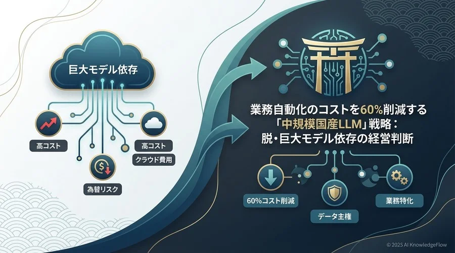 技術トレンド分析：7B-70Bパラメータモデルの台頭と国産の進化 - Section Image